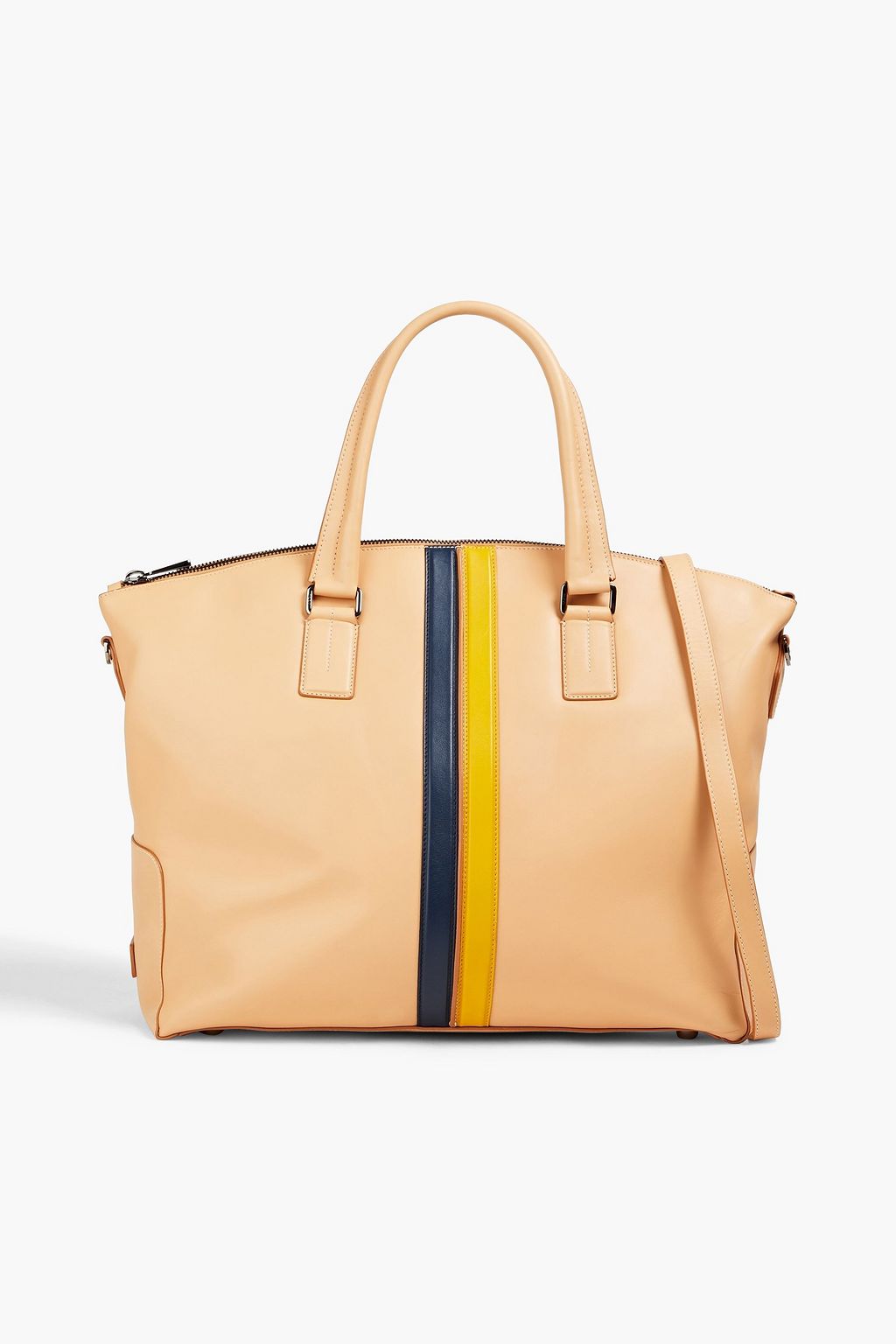 TOD'S Weekender aus Leder mit Streifen