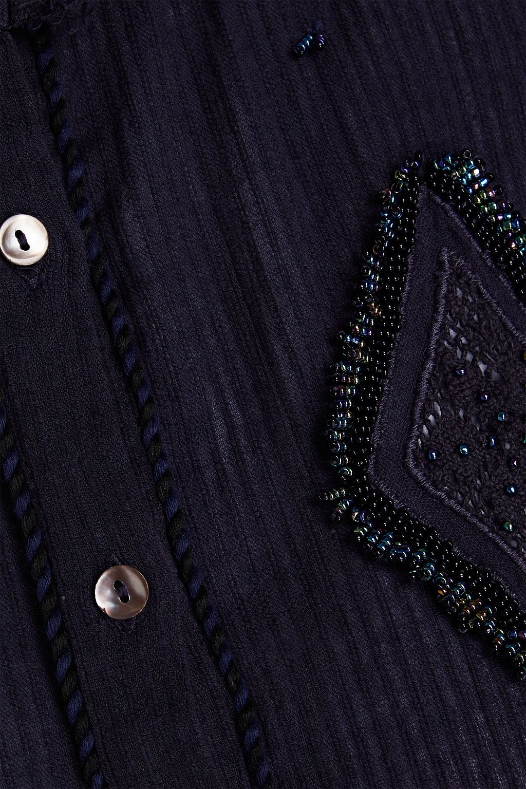 ANTIK BATIK Ayo Hemdkleid aus Baumwolle mit Verzierung