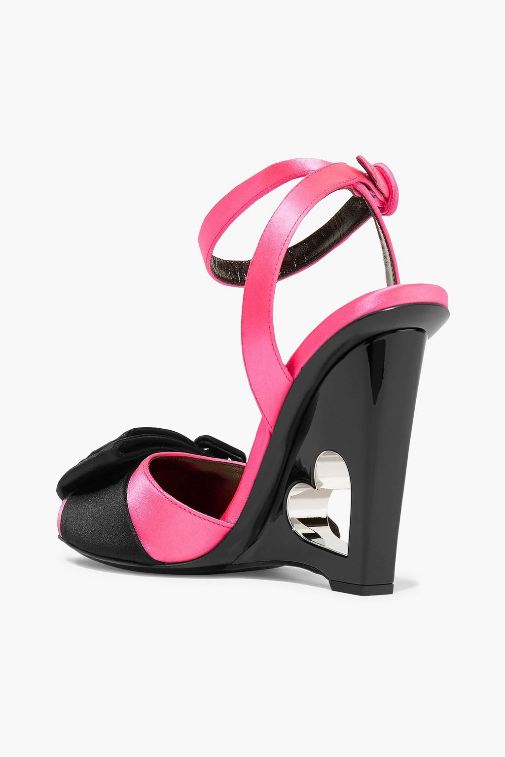 PRADA 110 Wedges aus Satin mit Schleife
