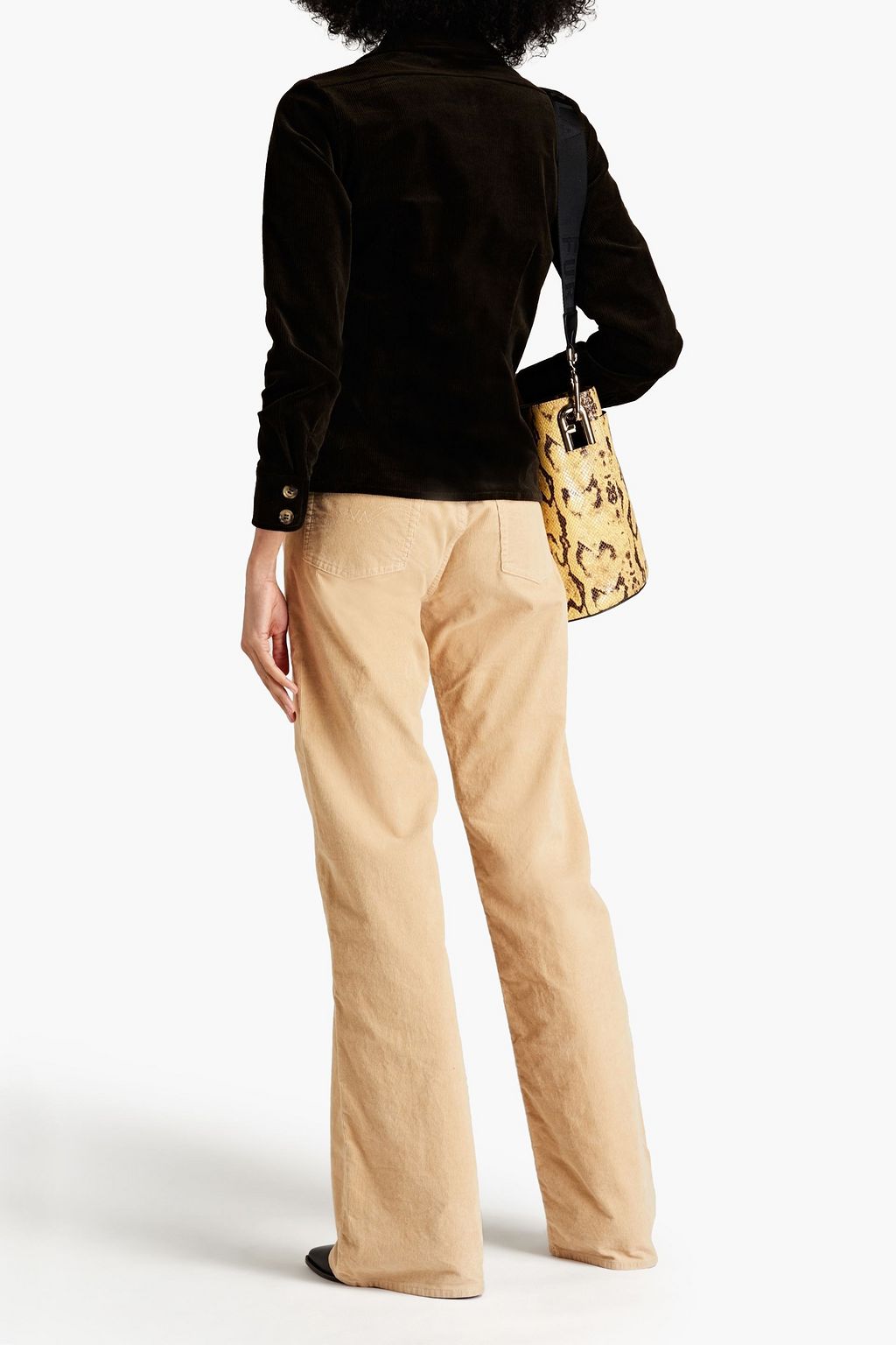 ANTIK BATIK コットン混コーデュロイ シャツ