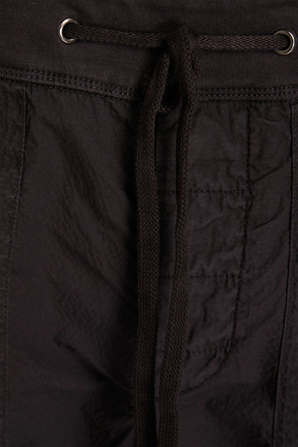JAMES PERSE Cotton-blend seersucker pants