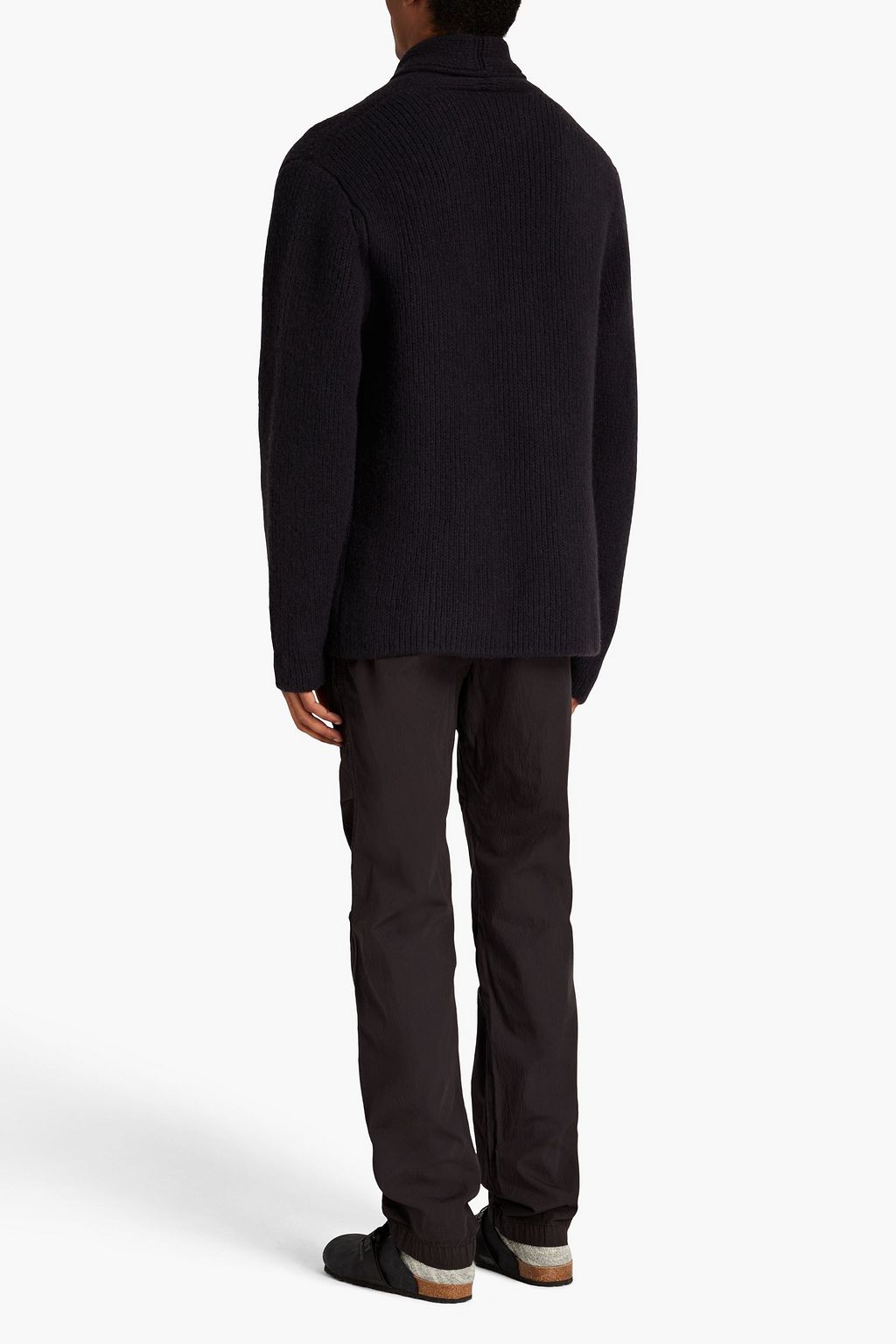 JAMES PERSE Cotton-blend seersucker pants