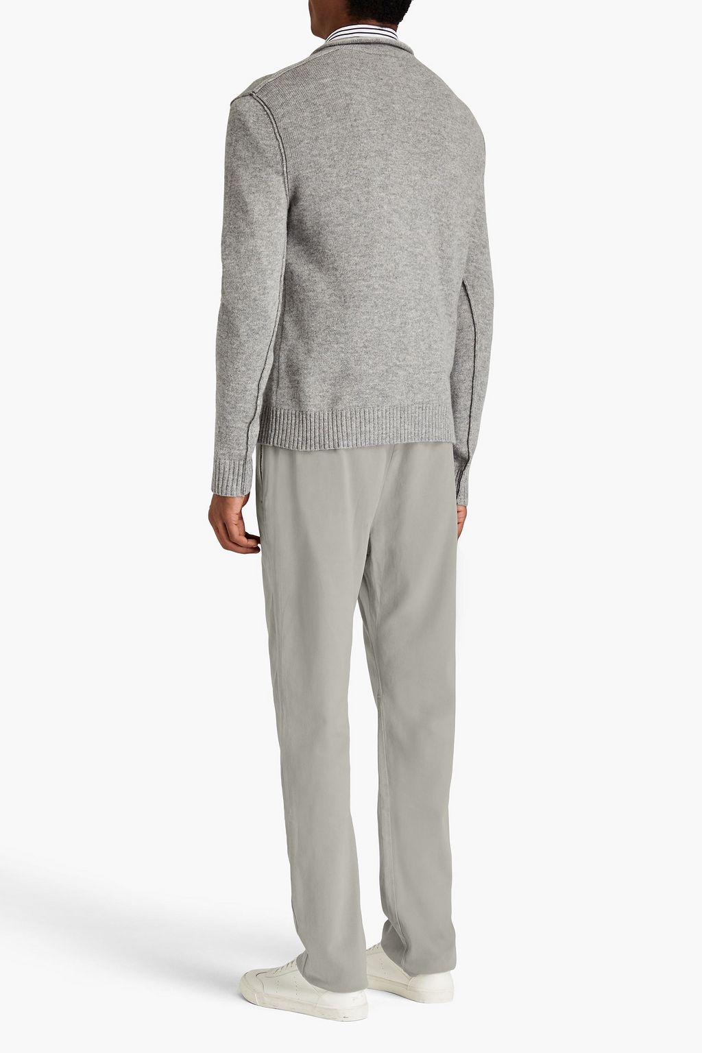 JAMES PERSE Cotton-blend twill chinos
