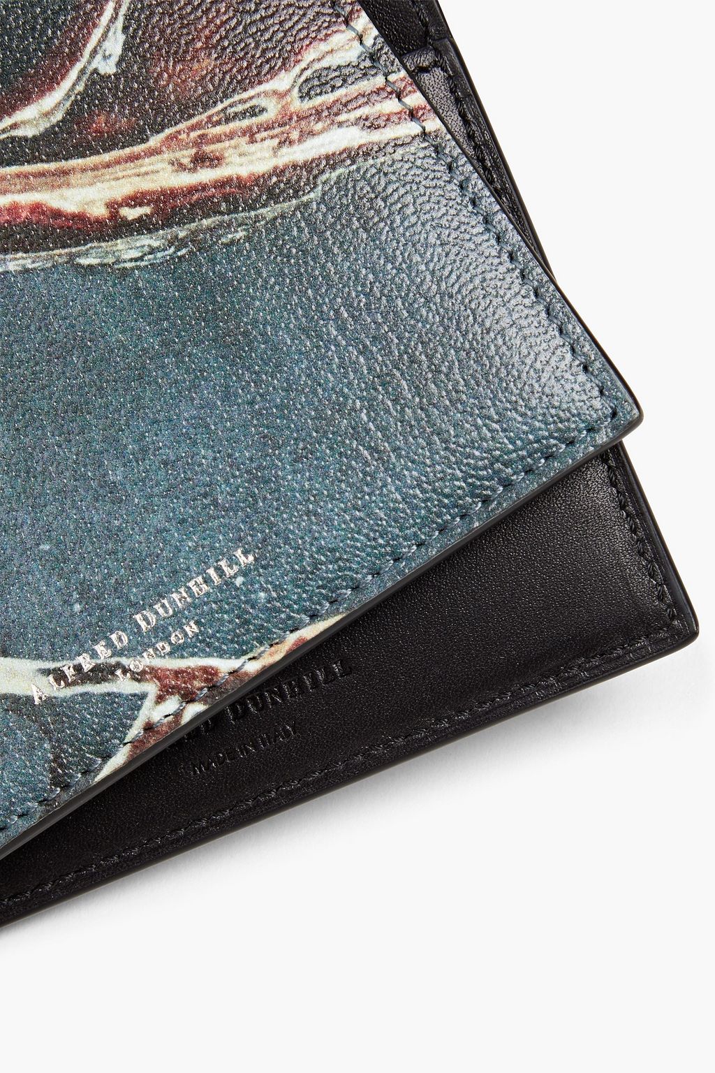 DUNHILL Printed leather wallet