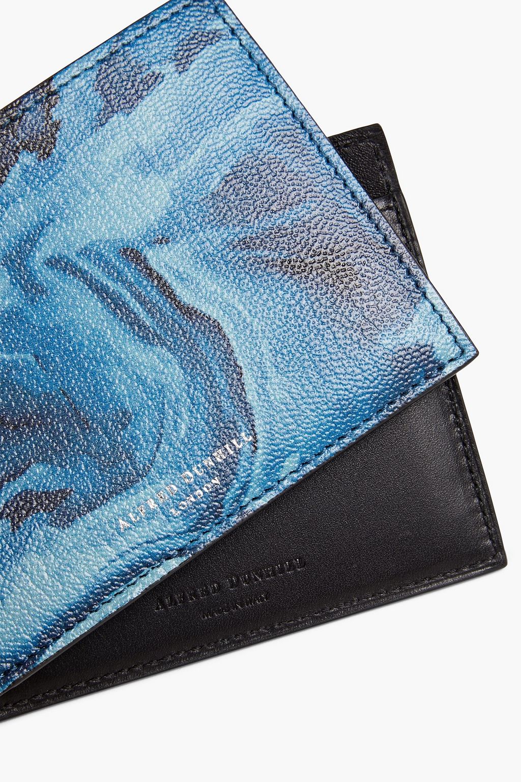 DUNHILL Printed leather wallet