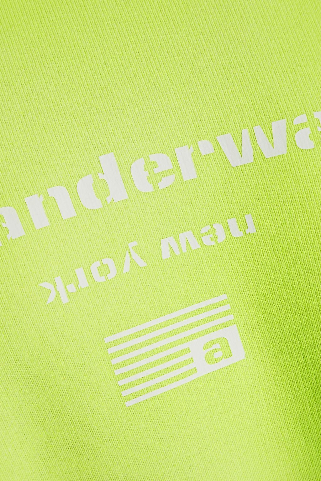 ALEXANDER WANG Oversized printed tie-dyed French cotton-terry sweatshirt