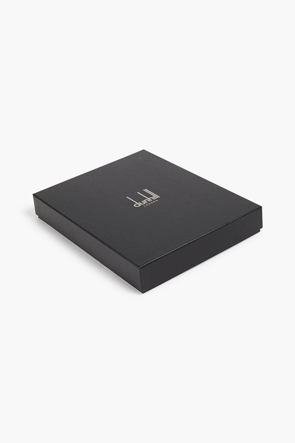 DUNHILL Logo-print textured-leather notebook