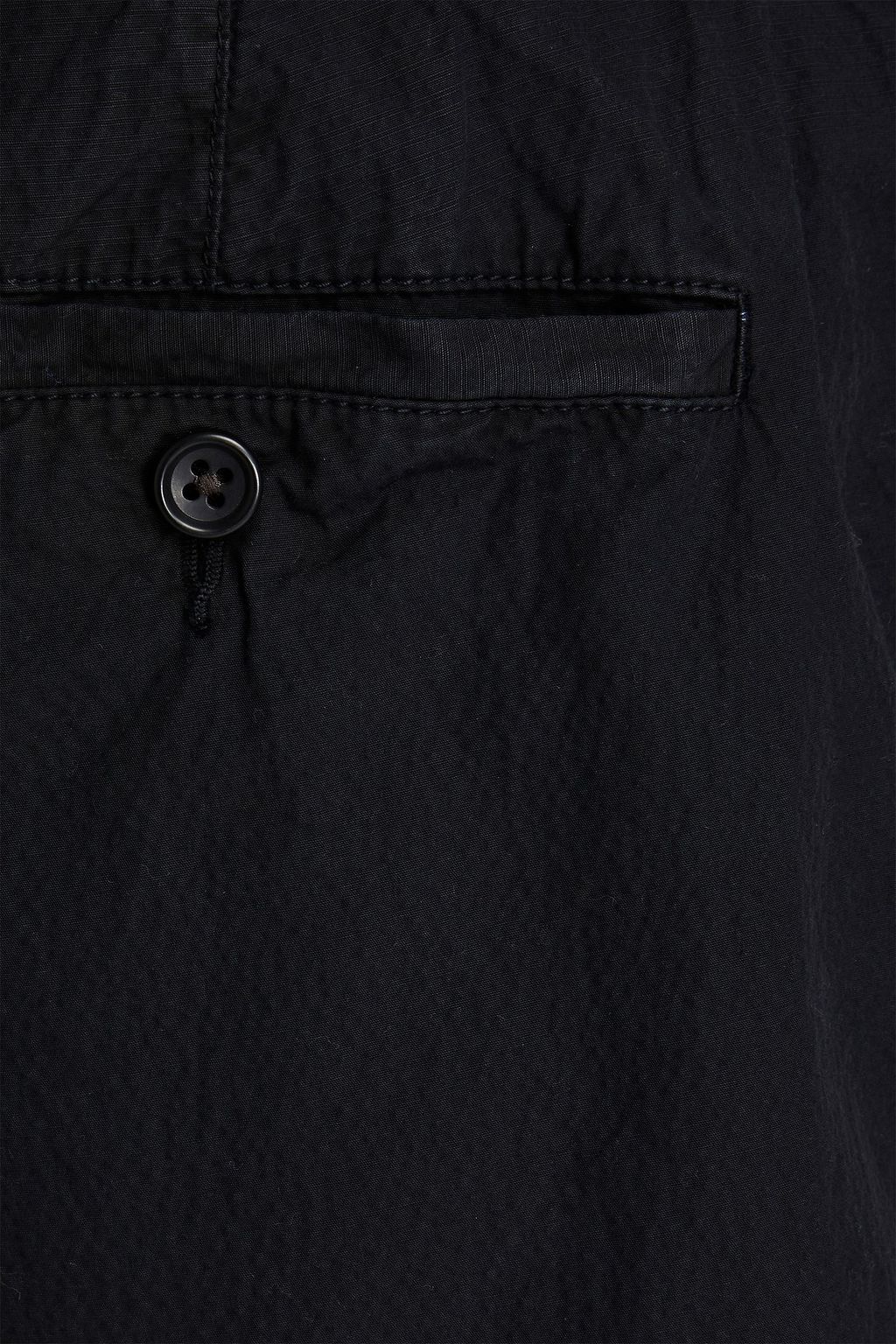 JAMES PERSE Cotton-blend seersucker pants