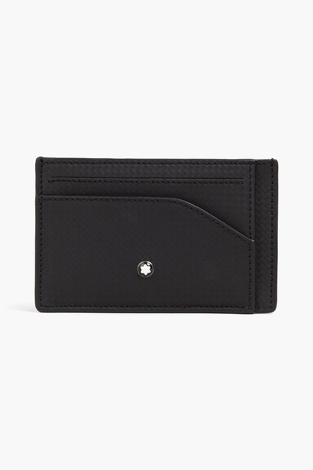 Textured-leather cardholder