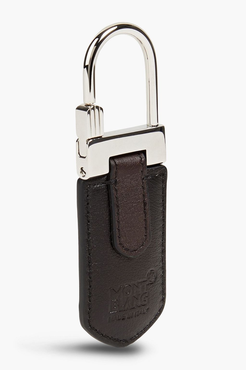 MONTBLANC Pebbled-leather keychain