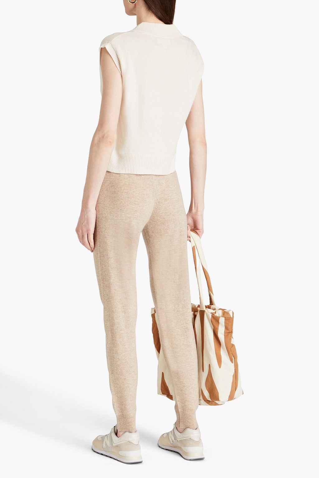 CHINTI & PARKER Wool and cashmere-blend track pants