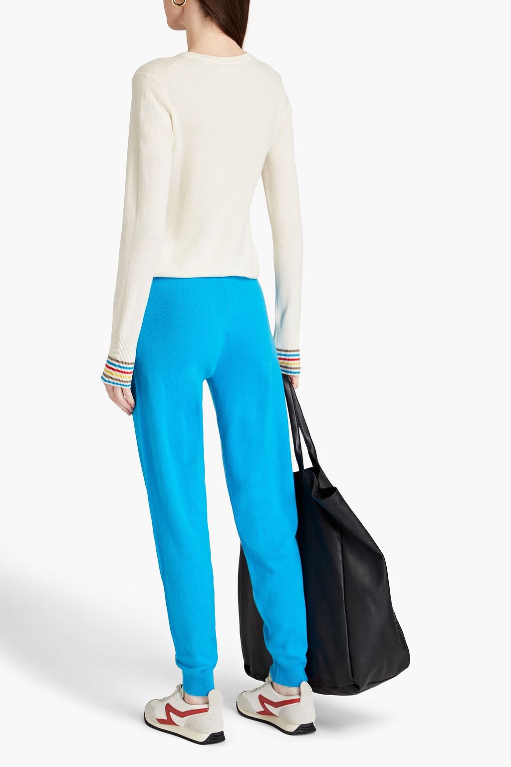 CHINTI & PARKER Wool and cashmere-blend track pants