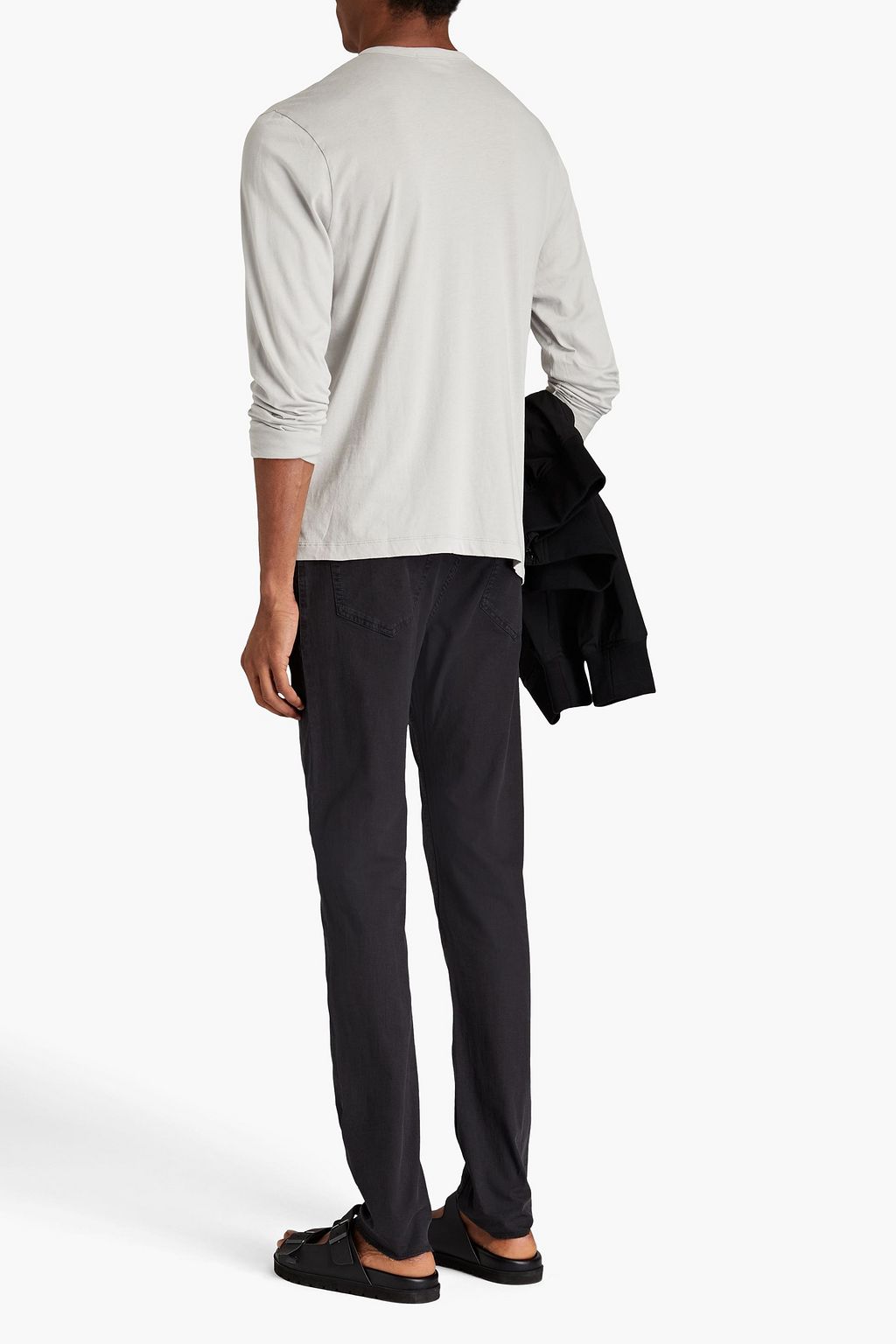 JAMES PERSE Cotton-blend twill pants