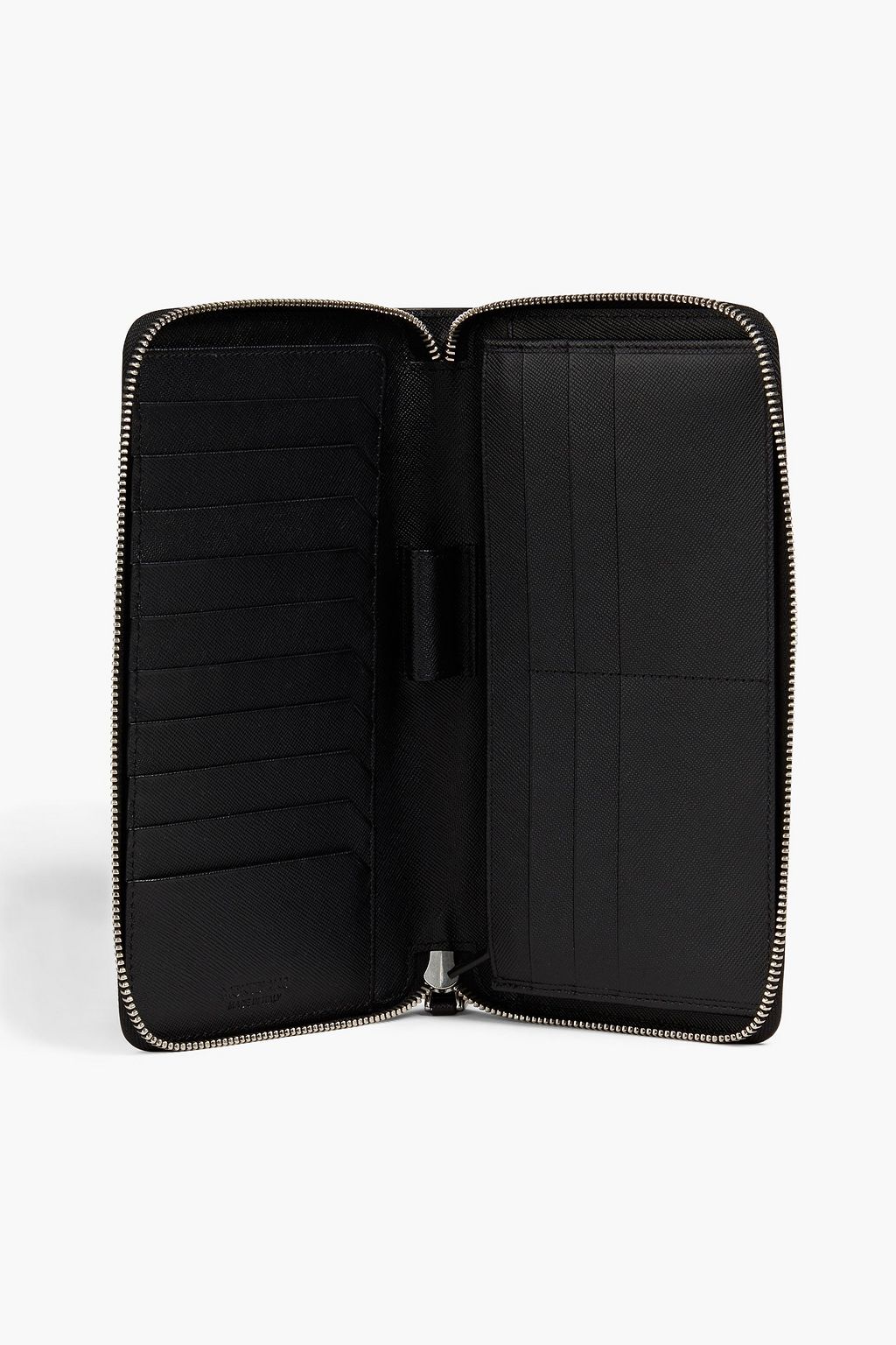 MONTBLANC Textured-leather travel wallet