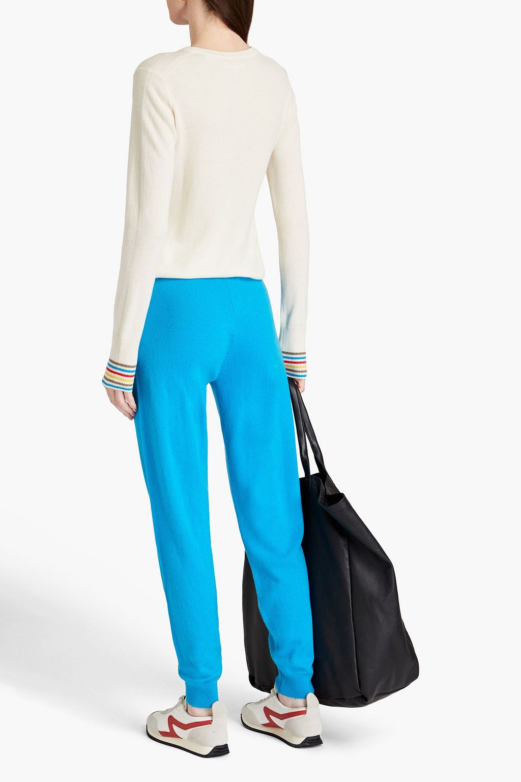 CHINTI & PARKER Intarsia wool and cashmere-blend sweater