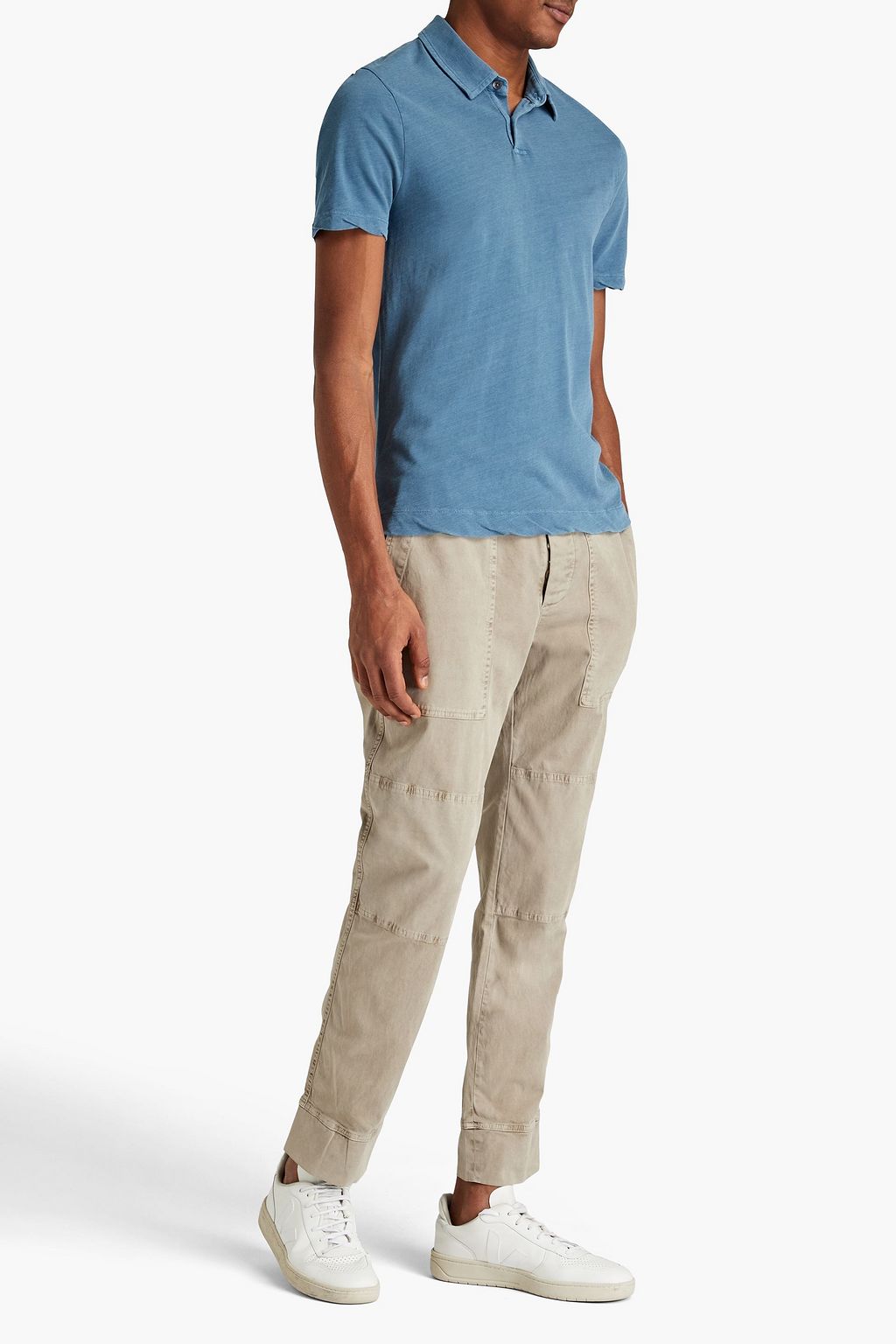 JAMES PERSE Cotton-blend twill pants