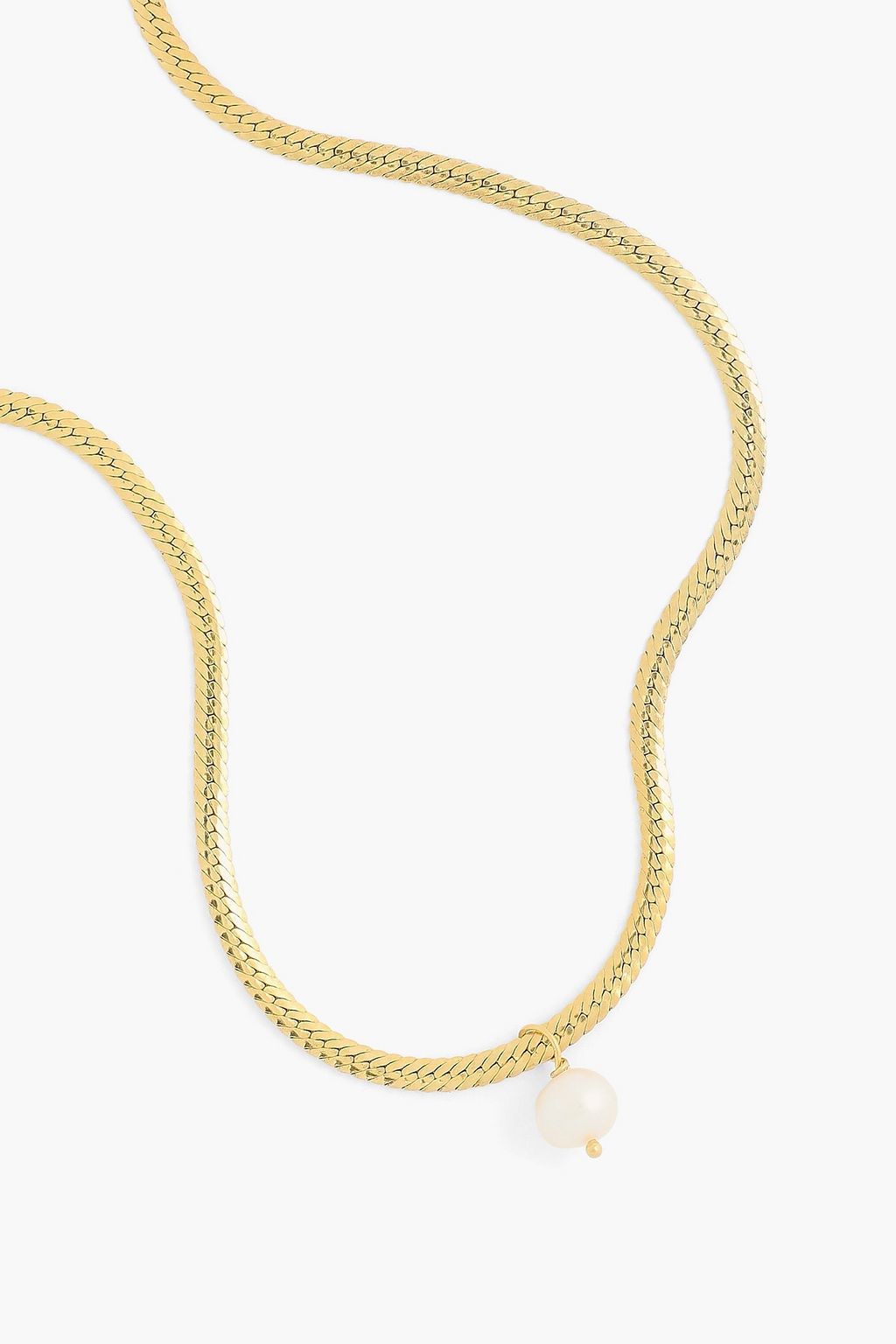 MAGDA BUTRYM Gold-plated pearl necklace