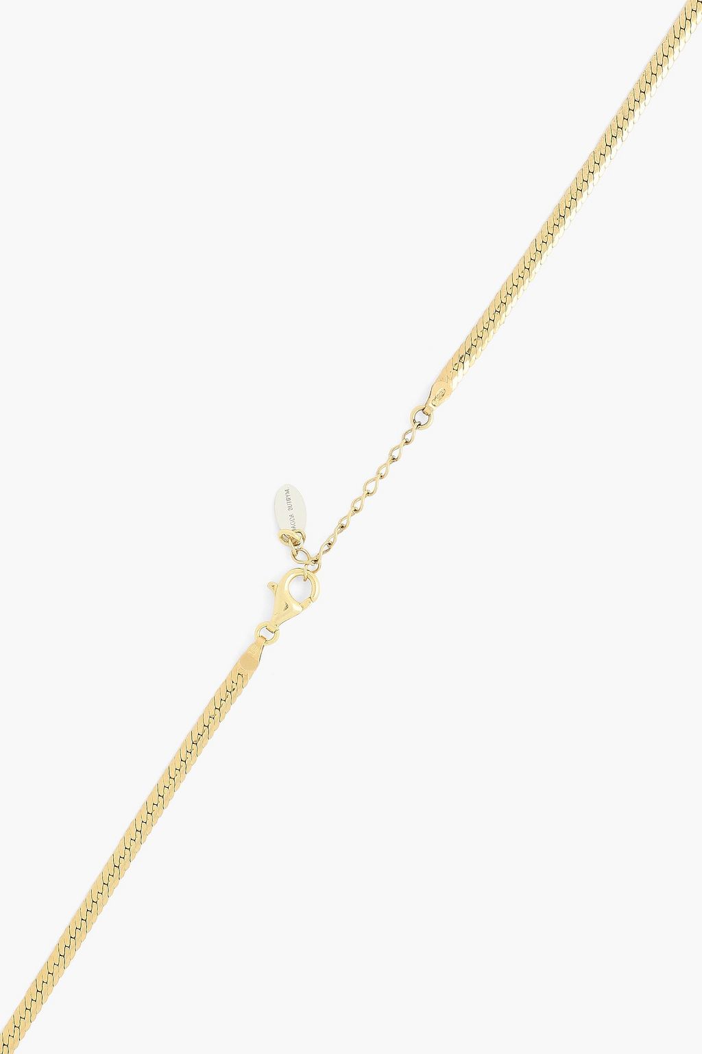 MAGDA BUTRYM Gold-plated pearl necklace