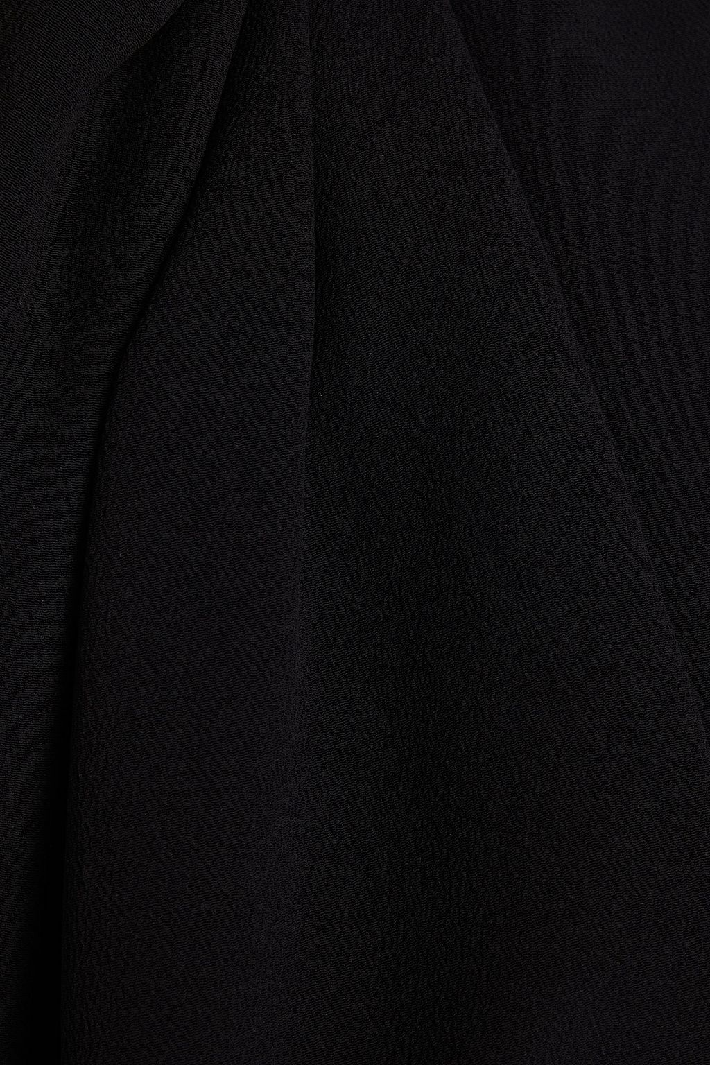 MOSCHINO Minikleid aus Crêpe aus einer Seidenmischung mit Raffung