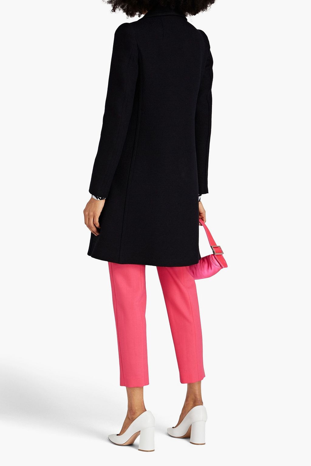 MOSCHINO Mantel aus Tweed aus einer Baumwollmischung mit Verzierung