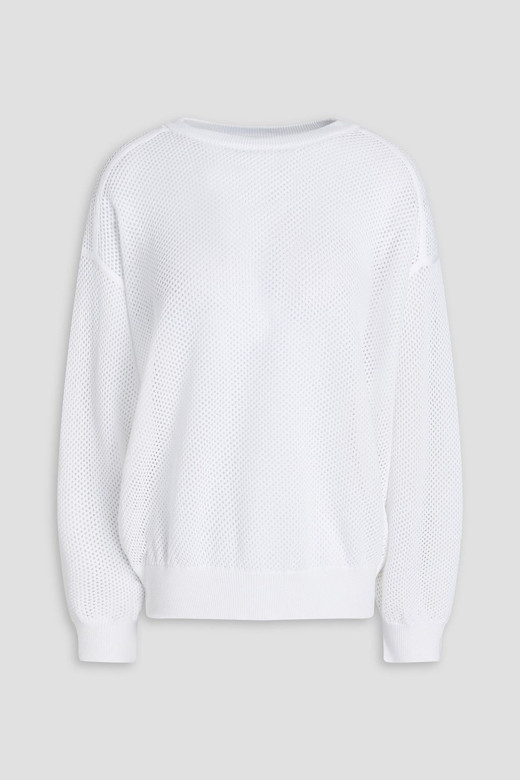 White sales mesh sweatshirt