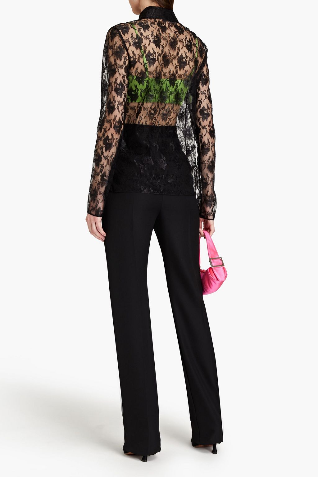 PHILOSOPHY DI LORENZO SERAFINI Chantilly lace shirt