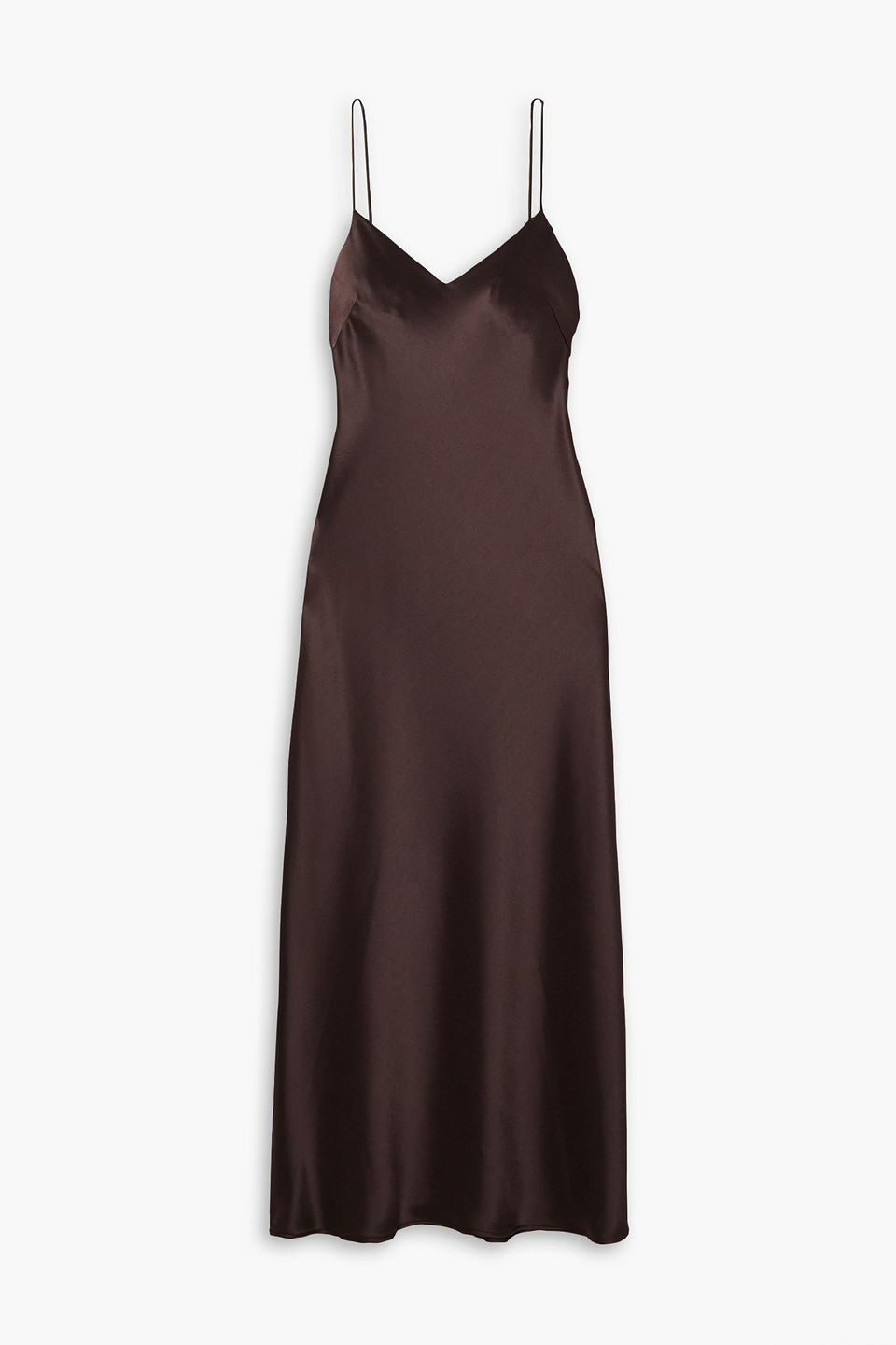 Galvan London Satin midi slip dress