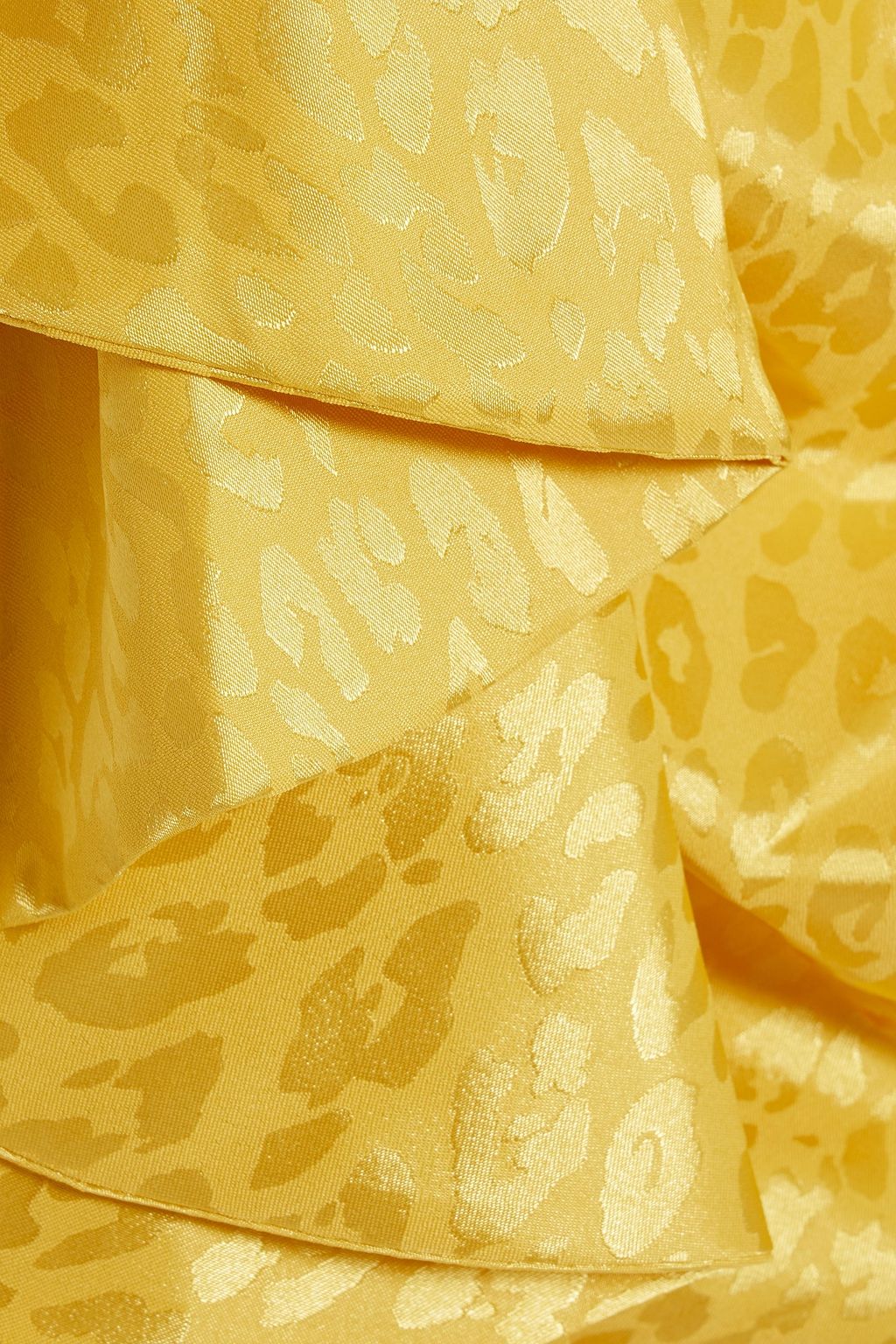 ONE33 SOCIAL サテンジャカード ミニワンピース ドレープ入り