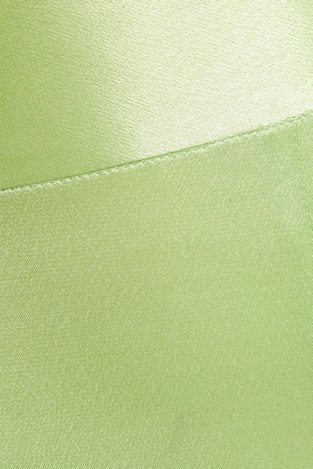 GALVAN  LONDON Lido satin-crepe wide-leg pants
