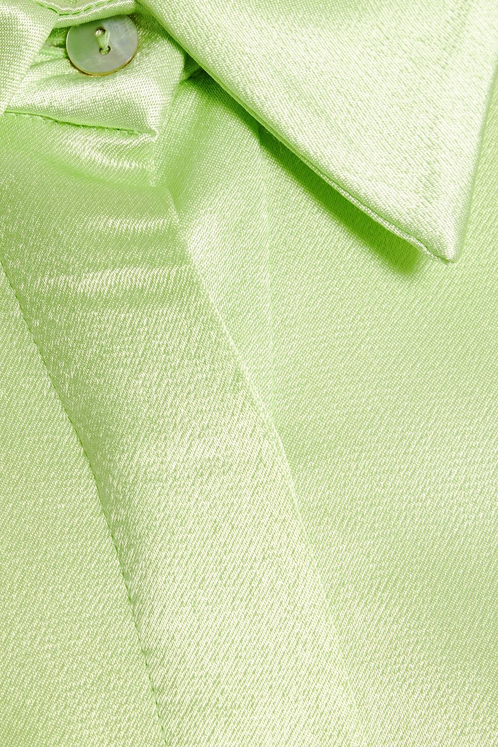 GALVAN  LONDON Lido satin shirt