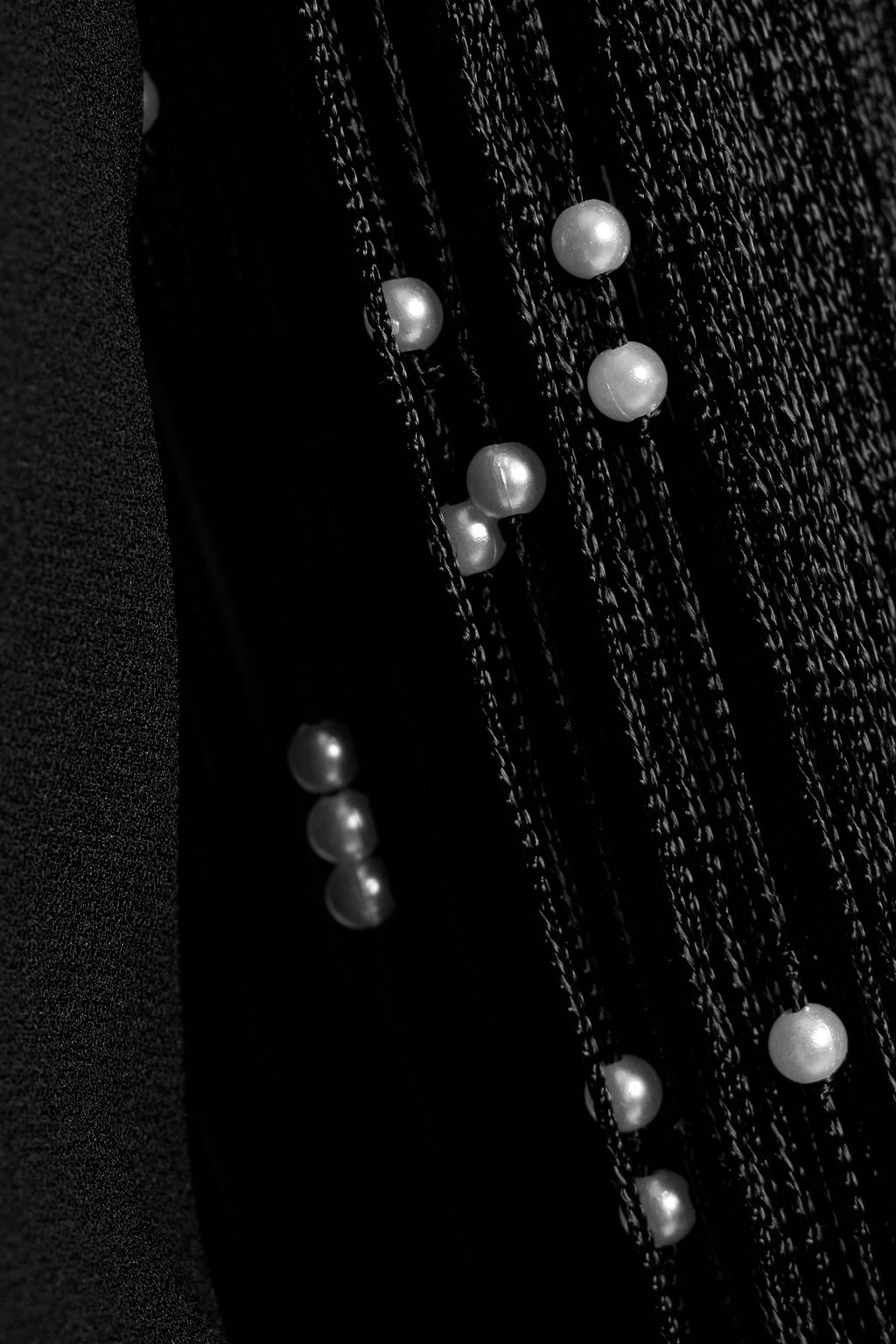 GALVAN  LONDON Infinity embellished wrap-effect crepe jumpsuit
