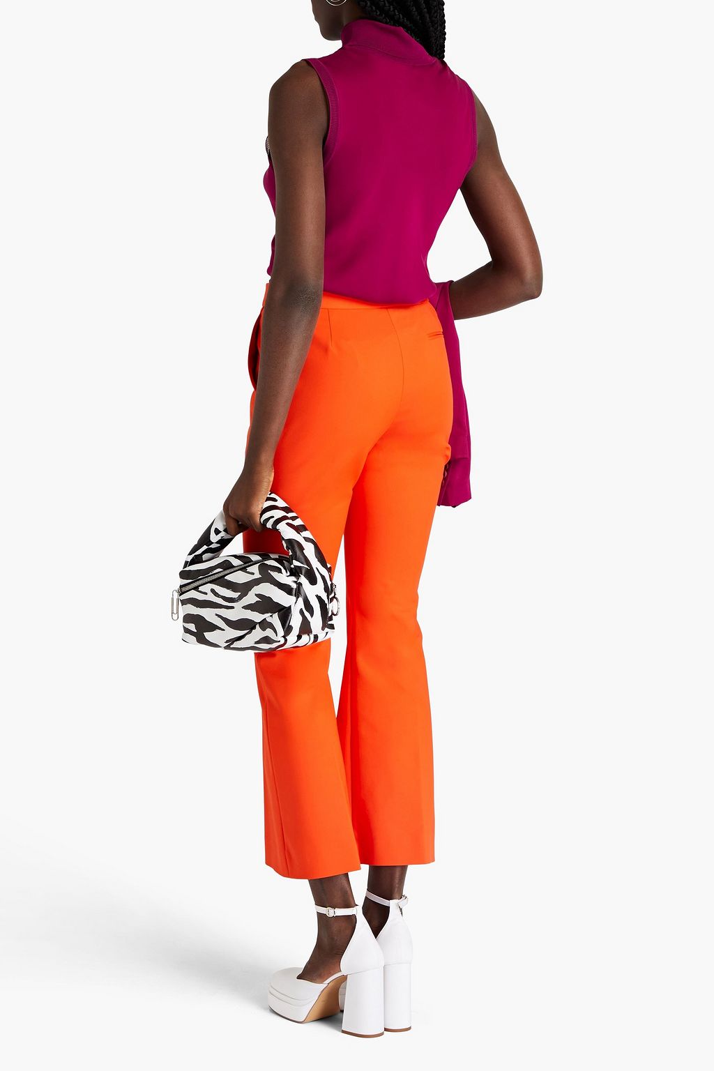 MOSCHINO Woven flared pants