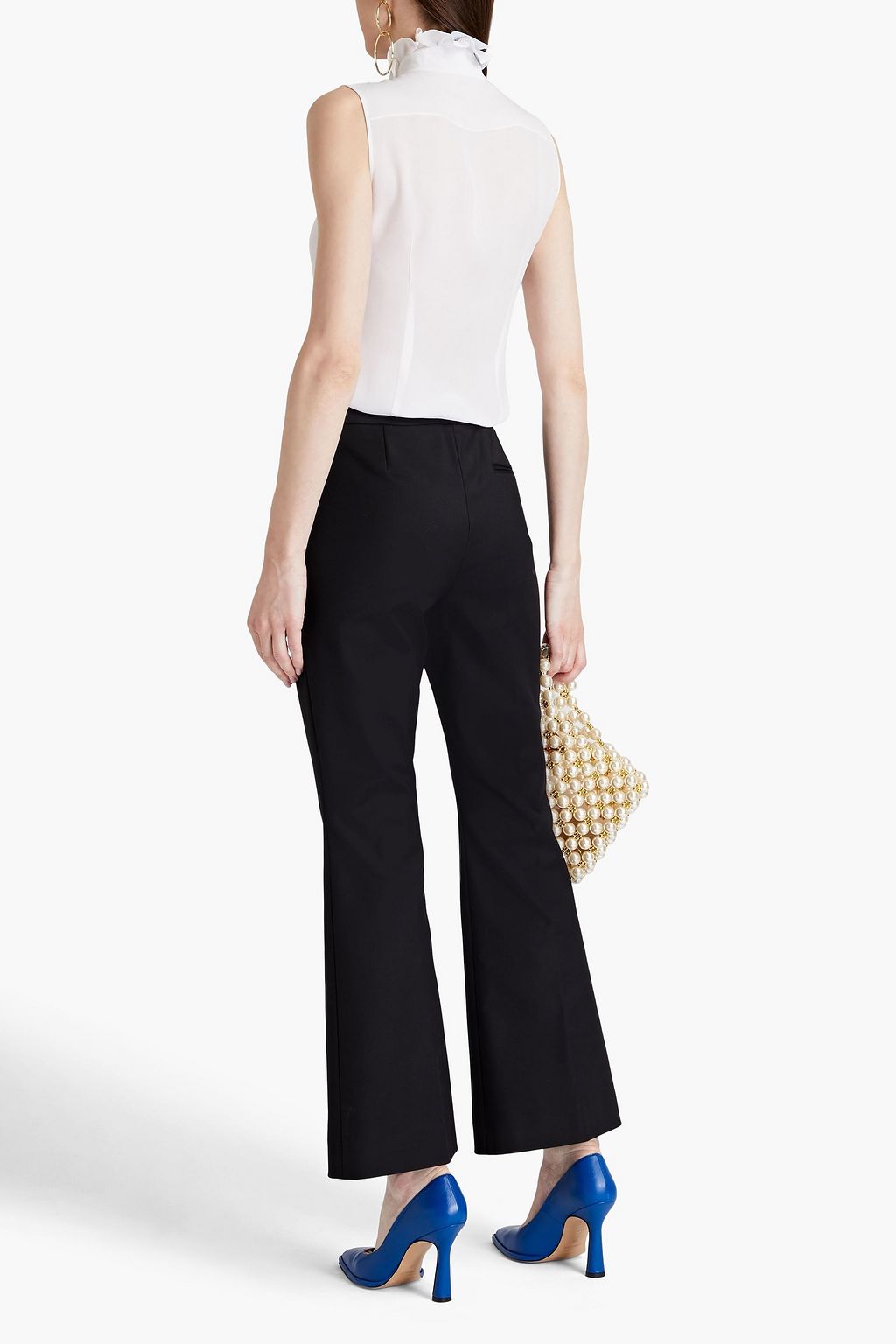 MOSCHINO Schlaghose aus Webstoff
