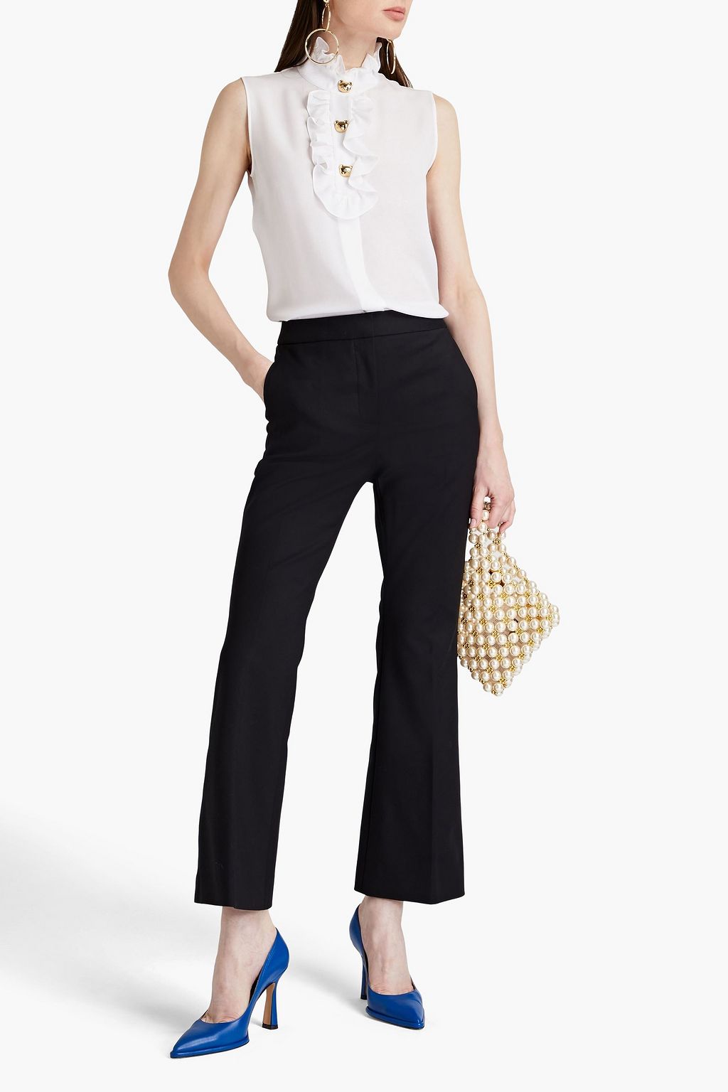 MOSCHINO Schlaghose aus Webstoff