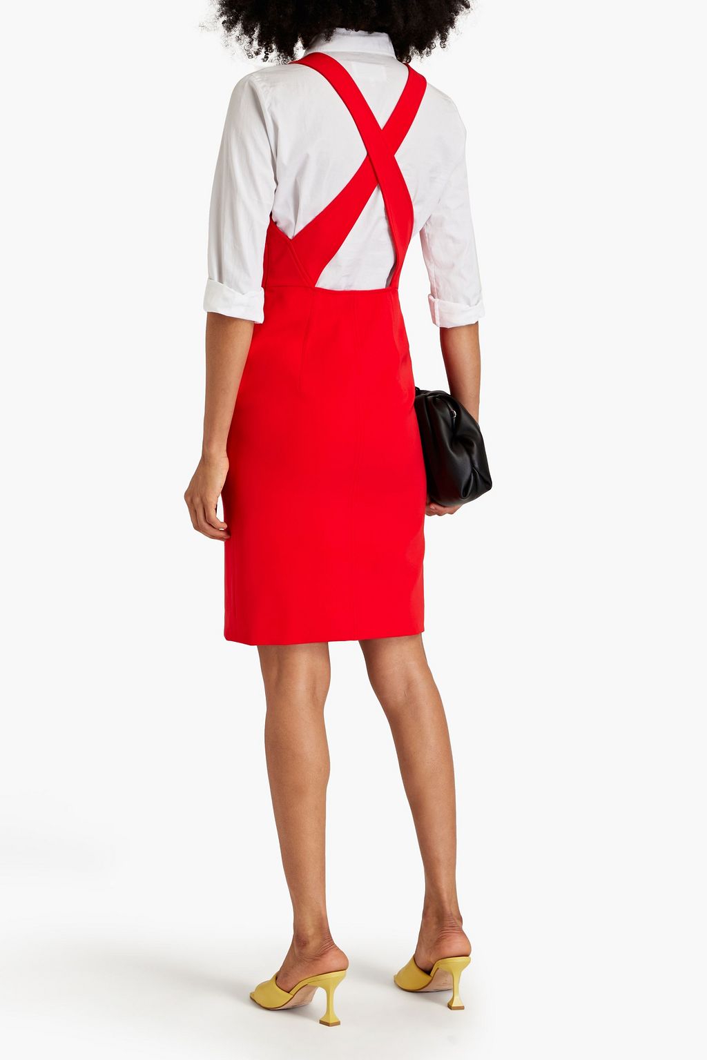 BOUTIQUE MOSCHINO Cutout crepe dress