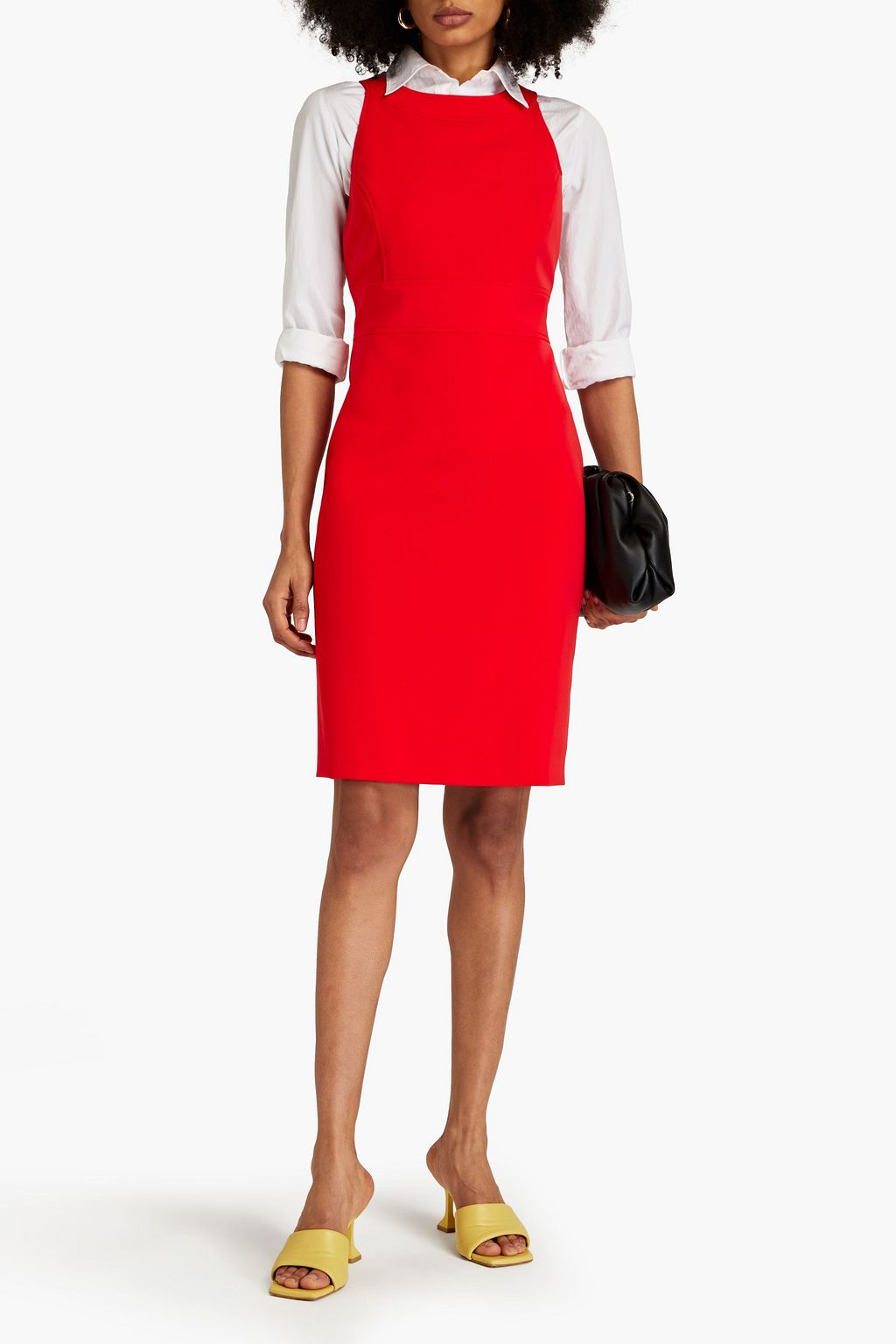 BOUTIQUE MOSCHINO Cutout crepe dress