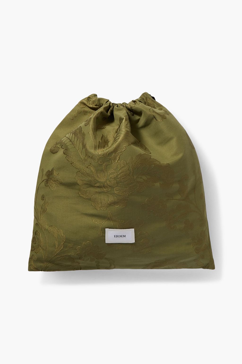 ERDEM Cotton-blend floral-jacquard bucket hat and pouch set