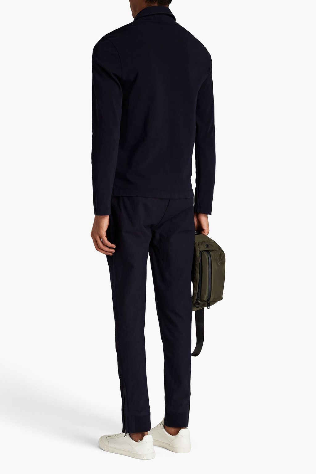 JAMES PERSE Cotton-jersey polo shirt