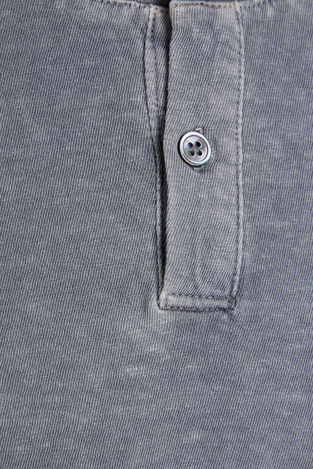 JAMES PERSE Cotton-jersey Henley T-shirt