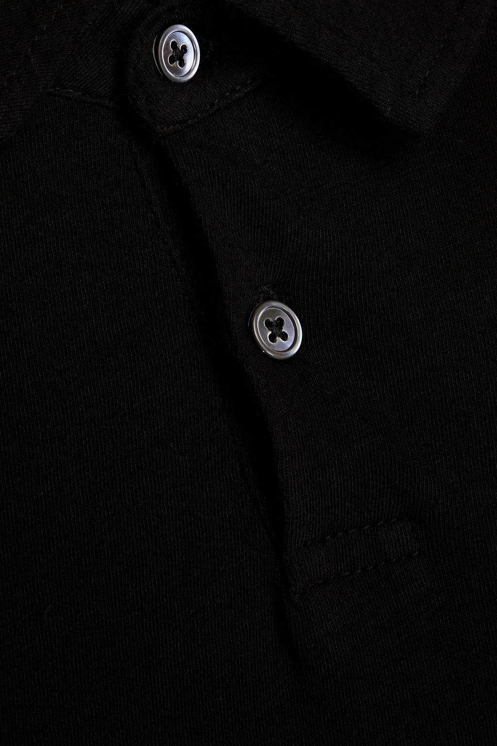 JAMES PERSE Slub cotton-jersey polo shirt