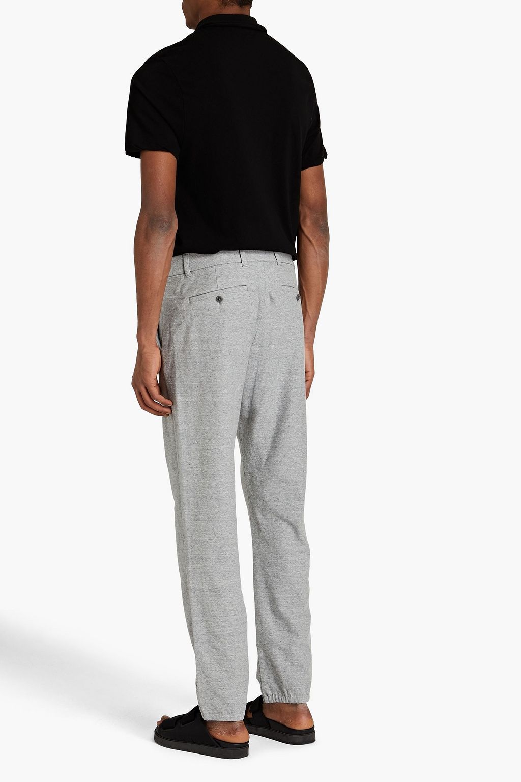 JAMES PERSE Slub cotton-jersey polo shirt