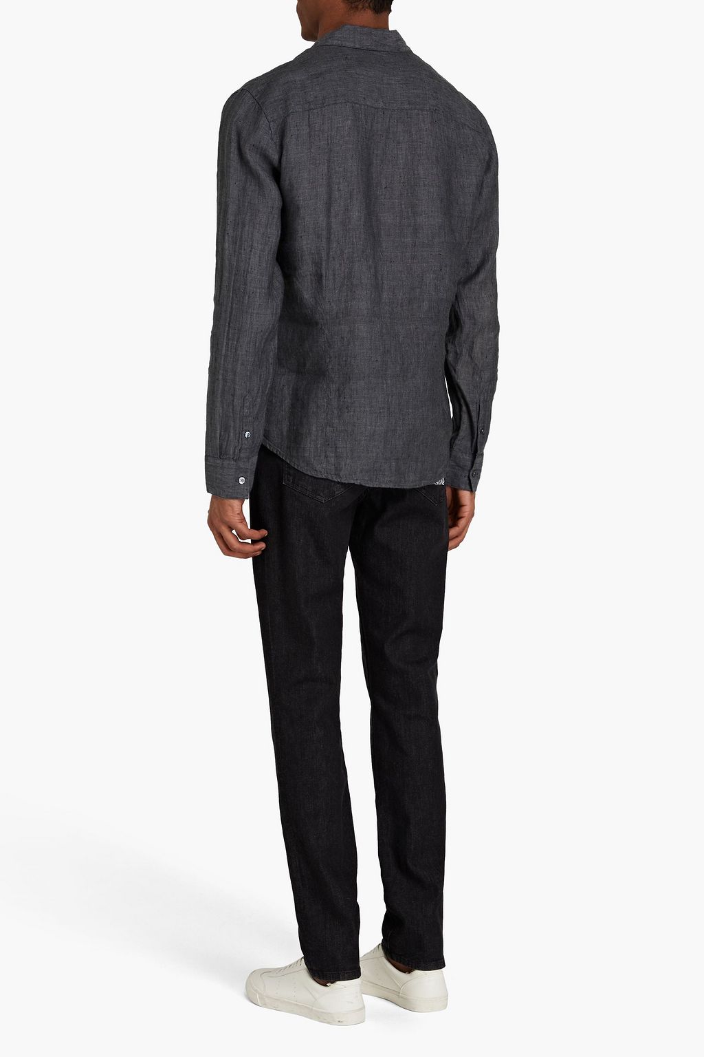 JAMES PERSE Slub linen shirt