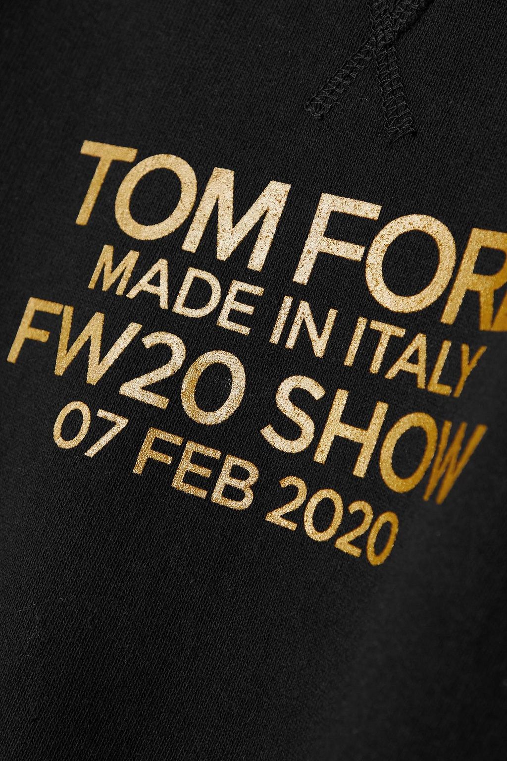 TOM FORD Printed cotton-jersey sweatshirt