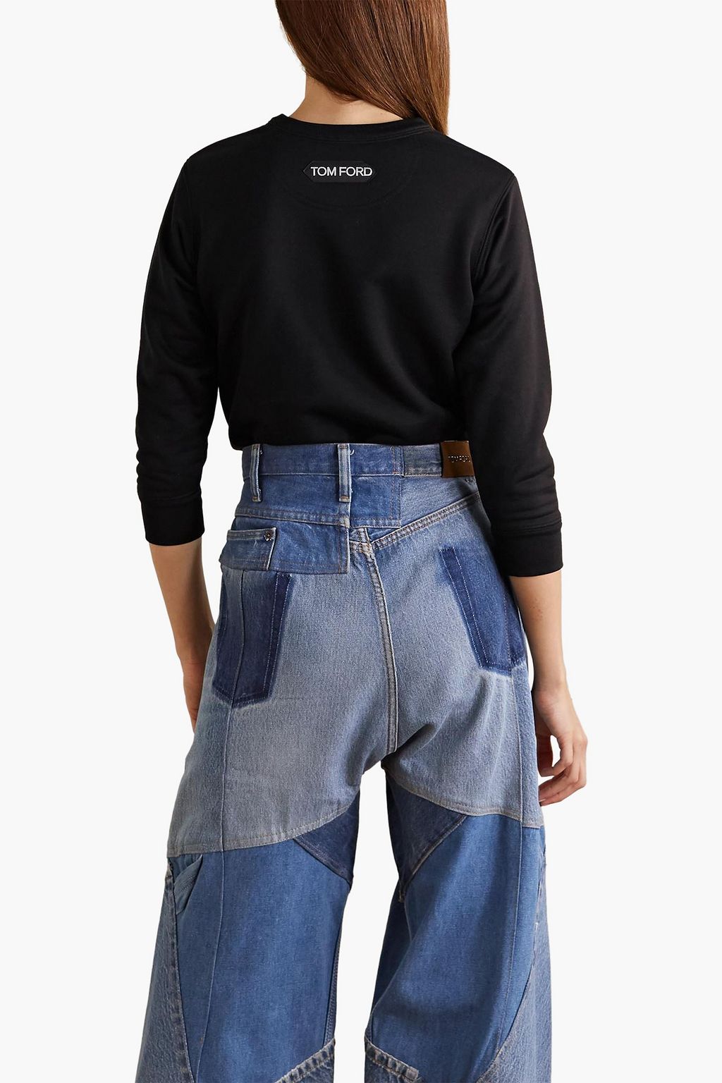 TOM FORD Printed cotton-jersey sweatshirt