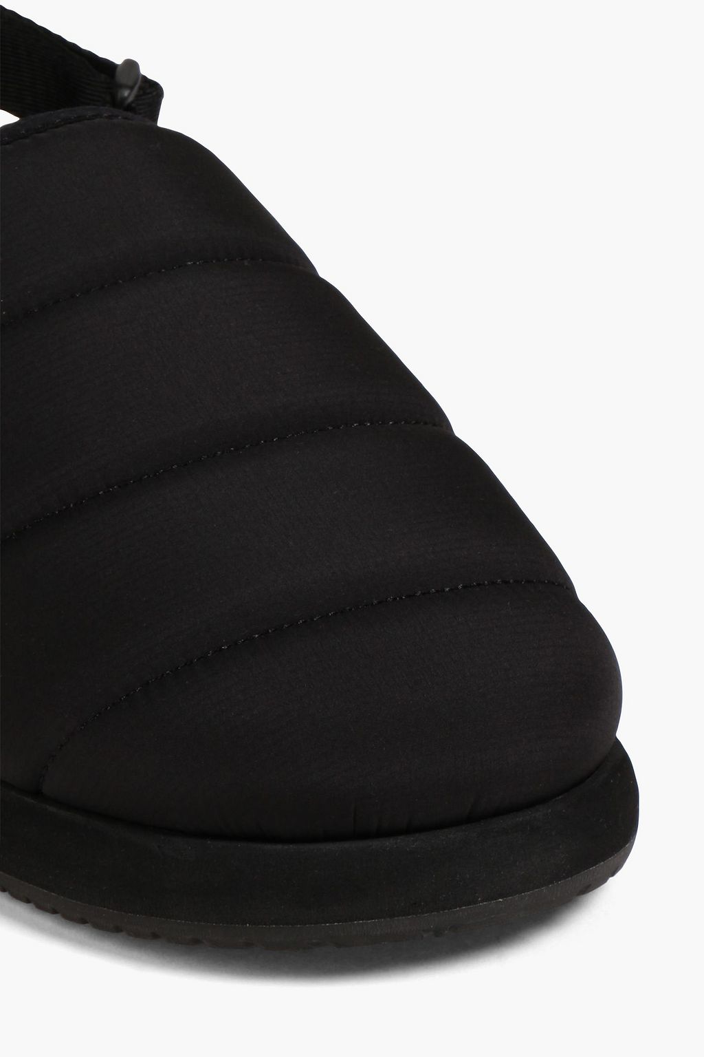 GOOD NEWS Namer quilted padded shell slingback slippers