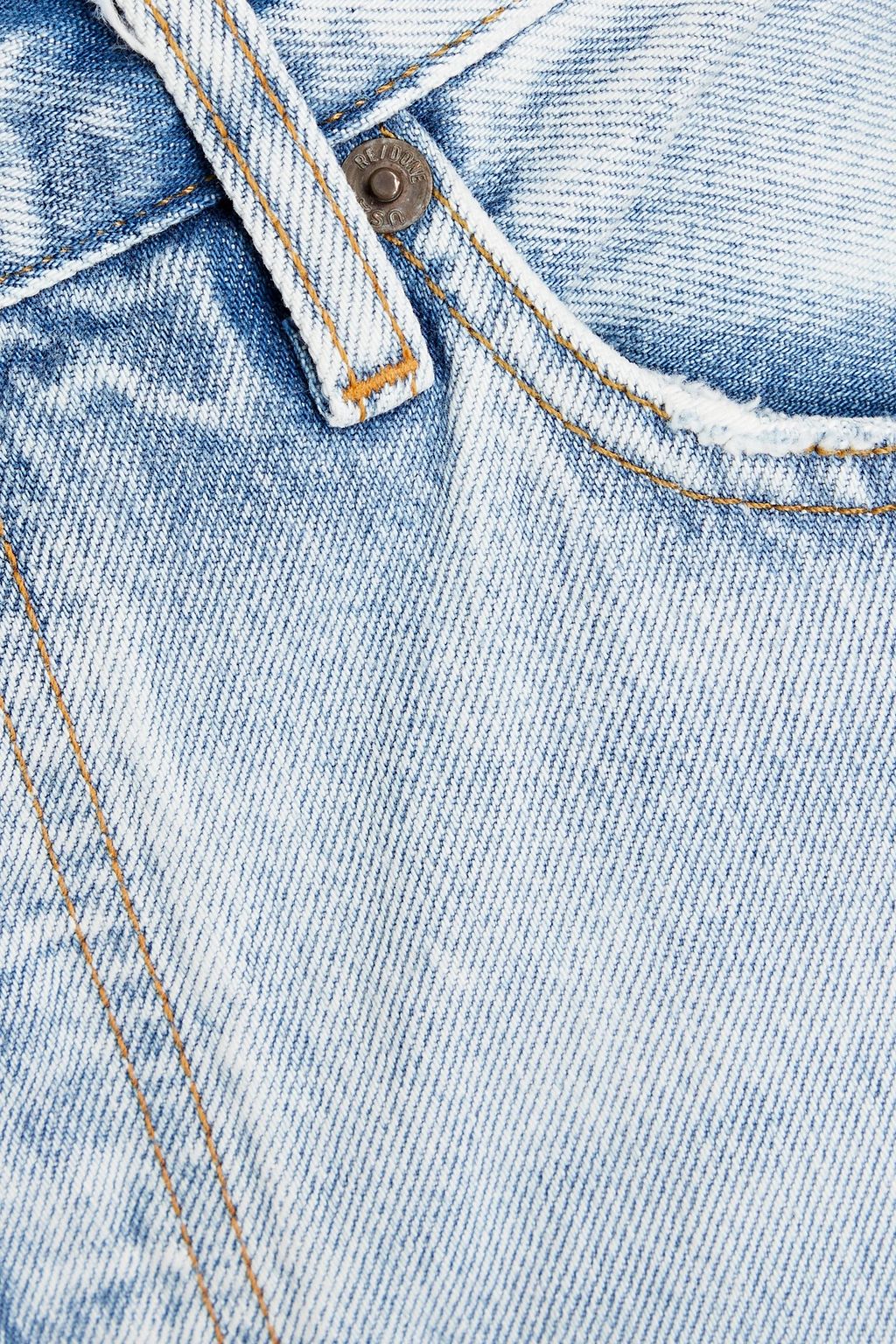 RE/DONE 90s distressed high-rise straight-leg jeans