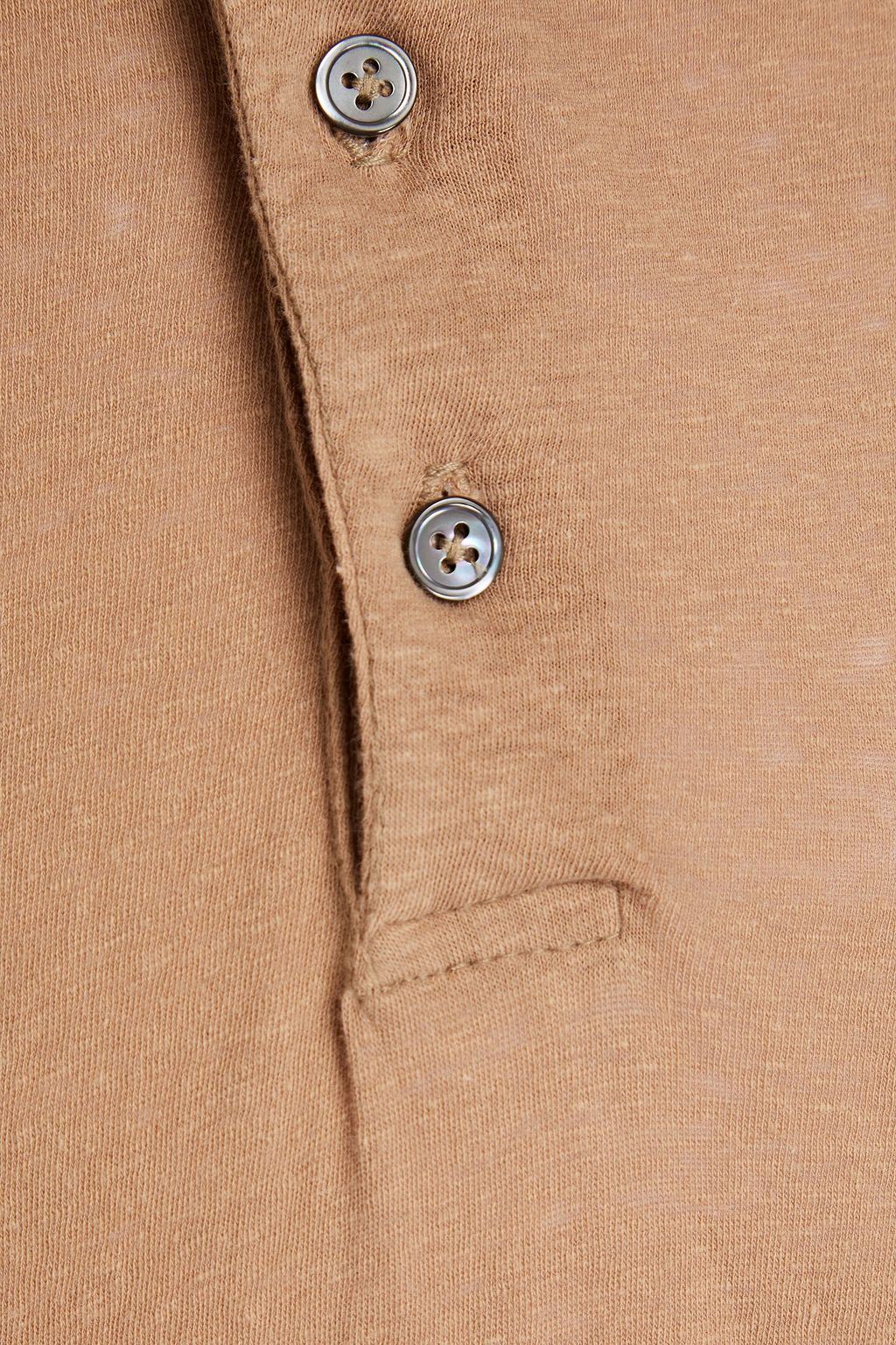 JAMES PERSE Cotton-twill polo shirt