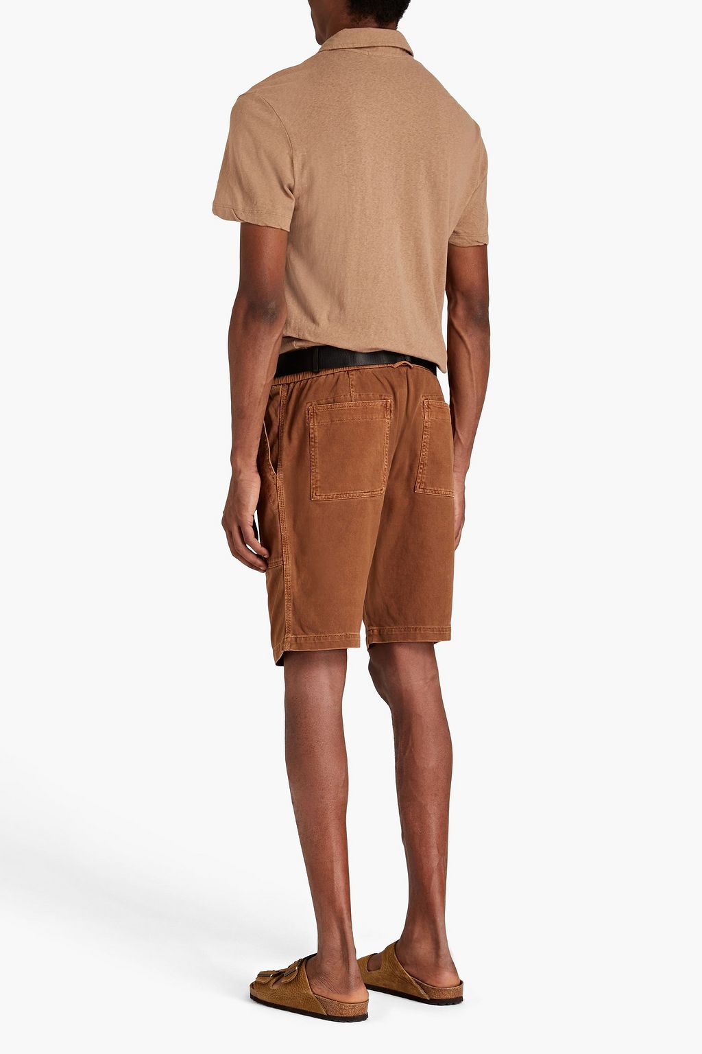 JAMES PERSE Cotton-twill polo shirt