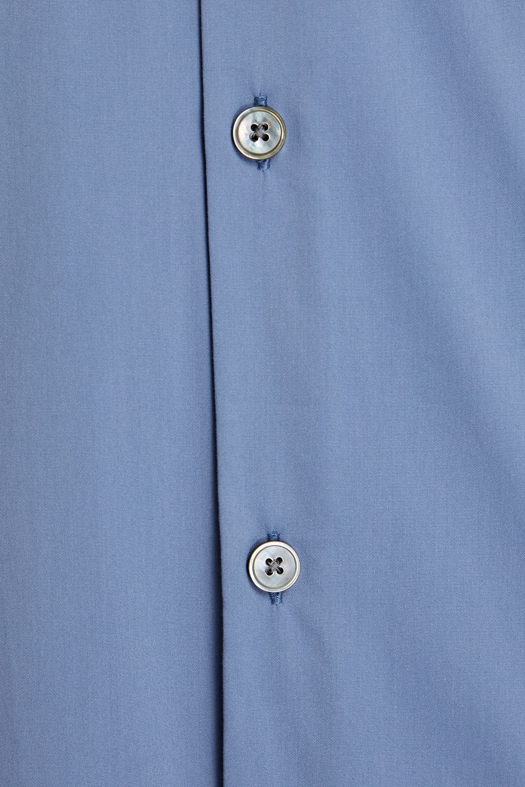 JAMES PERSE Cotton-blend poplin shirt