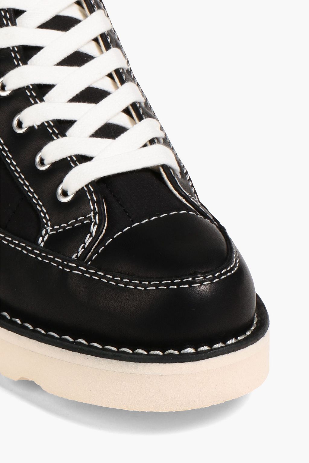 GOOD NEWS Roopa quilted shell high-top sneakers